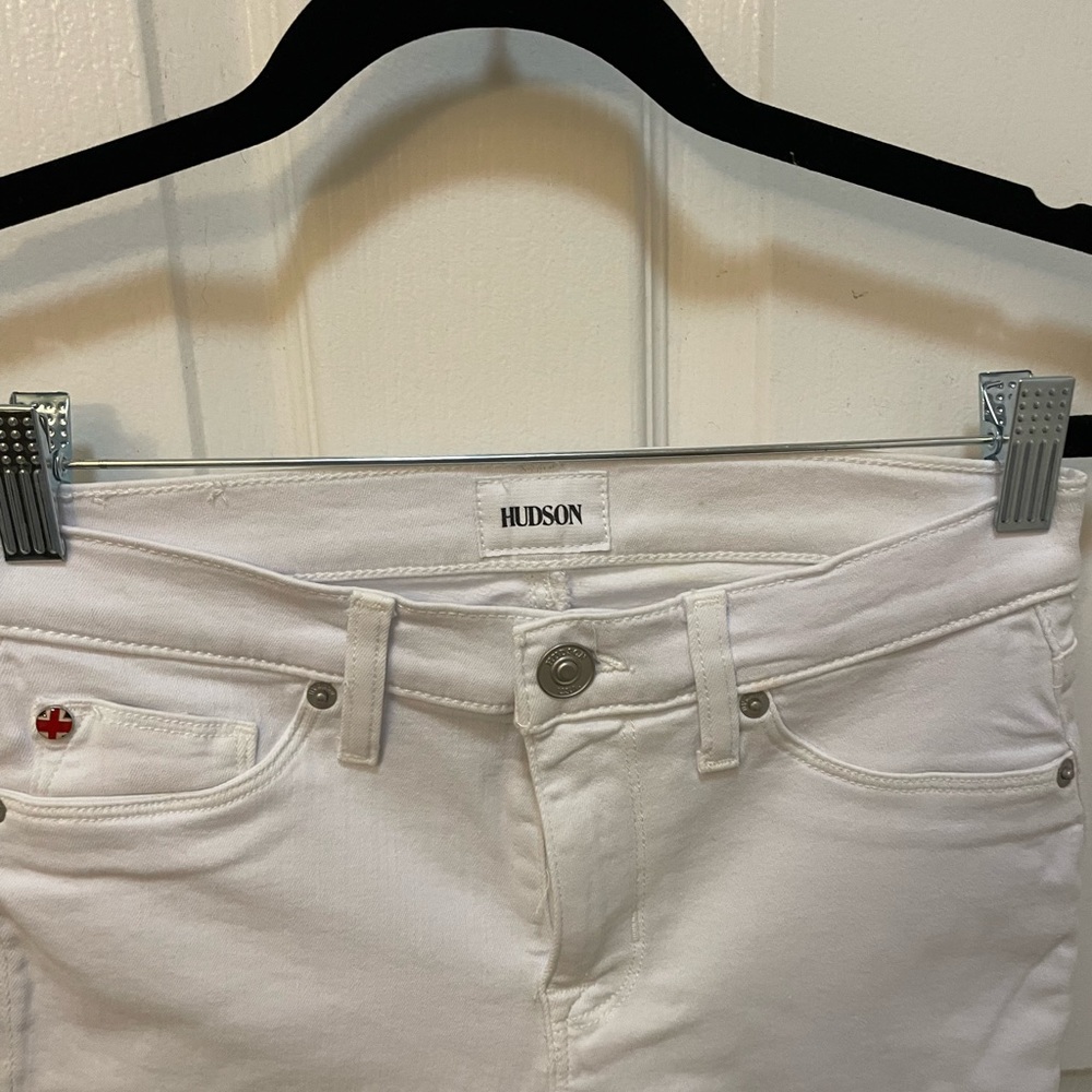 White Hudson jeans